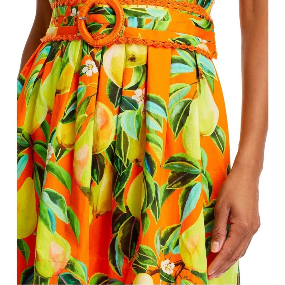 NWT FARM Rio Chic Pears Belted Mini Dress - Picture 2 of 13